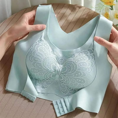Butterfly Lace Front Closure Comfort Bra & sports bra & women posture corrector bra