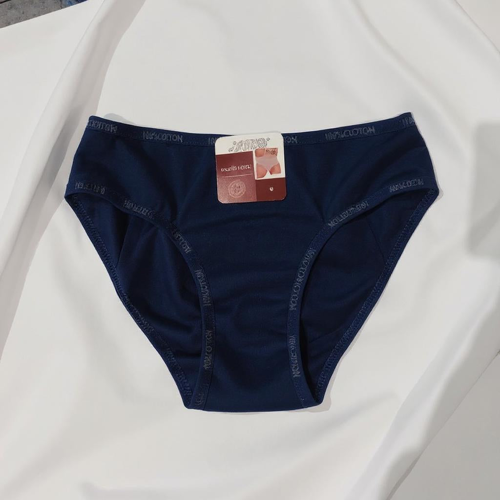 Ultra-Soft 100% Cotton Mid-Rise Briefs – Women's Everyday Comfort Underwear